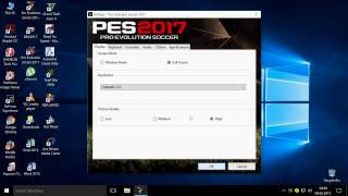 How to change PES 2017 resolution in Full HD [upl. by Ahseiuqal765]