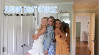 JUNIOR BOAT CRUISE A Chaotic GRWM fun and friends [upl. by Godderd686]