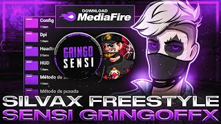 SENSI NOVA ATUALIZAÇÃO VIP 🍓 PACK SILVAX FREESTYLE  SENSI GRINGOFFX  MELHOR SENSIBILIDADE PRA CAPA [upl. by Vedis]