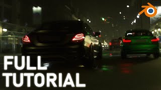 Blender 4 Realistic car animation tutorial  Ultimate Beginner guide Part 2 [upl. by Cristiano184]