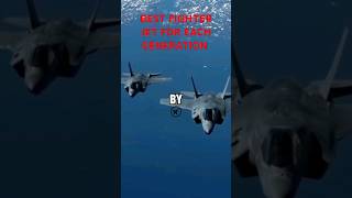 best fighter jet for each generation aircraft fighterjets jetgeneration [upl. by Eiramanitsirhc428]