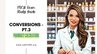 Pharmacy Calculations  Conversions Part 3  LOTS of TIPS for the PTCB Exam [upl. by Packton605]