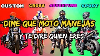 7 ESTILOS DE MOTOCICLISMO Y SU PERSONALIDAD [upl. by Ydnar169]