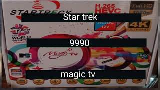 STAR TRECK MAGIC 9990 MG 1506LV SIM TYPE HD RECEIVER [upl. by Olivero95]