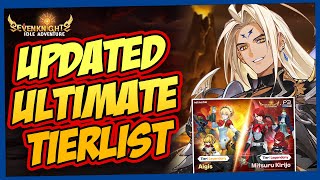 UPDATED ULTIMATE TIERLIST amp HERO POTENTIAL BUILD  SEVEN KNIGHTS IDLE [upl. by Waterman245]