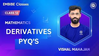 Derivatives PYQs  Class 12 Board Exams 2025  VISHAL MAHAJAN [upl. by Ahcsropal187]