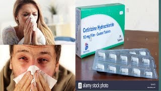 Cetirizine hydroclhoride 10mg tablets uses and side effects [upl. by Longerich]