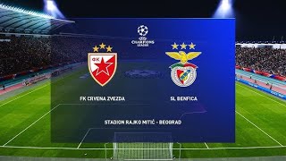 IN LIVE Crvena Zvezda vs Benfica 12  ALL GOALS amp Highlights  UEFA Champions League [upl. by Grubman]