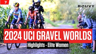 UCI Gravel World Championships 2024 Highlights  Women [upl. by Aliekat]