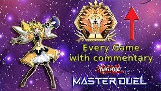 Trickstar To Master 1  The Impossible Run All Games with Commentary YuGiOh Master Duel [upl. by Anan500]