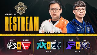 Official RestreamM6  Myanmar 🇲🇲 Qualifier Week1 Day2 [upl. by Ender]