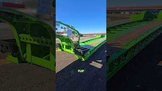 Lambo Green Fontaine Workhorse 55LCC 55Ton lowboy trucking heavyhaul heavyequipment [upl. by Alla112]