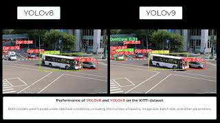 YOLOv9 vs YOLOv8 Comparison on multiple videos [upl. by Groos]