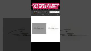 How to Duplicate a Signature Photo Using Microsoft Word [upl. by Weingarten]