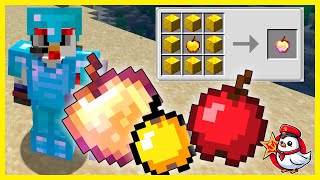 🟡✨ Cómo HACER Manzanas Encantadas en Minecraft 🍎🔮  ¡Prepárate para el Warden [upl. by Aldred]