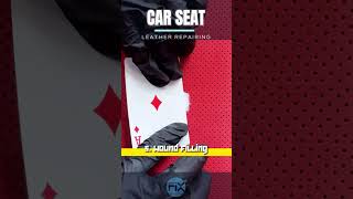 Detailed Tutorial of CAR LEATHER REPAIR  car seat repair  car seat leather  car interior repair [upl. by Skerl]