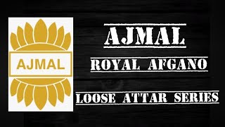 Ajmal Royal Afgano Attar  Concentrated Perfume Oil  Ajmal Loose Attar Series [upl. by Aivon238]