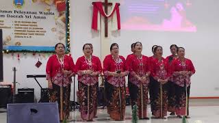 Koir Wanita SIB Bandar Betong Sarawak Krismas [upl. by Alliuqet]