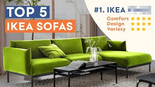 Top 5 IKEA Sofas in 2022 REVIEW  Watch Before You Buy [upl. by Assenej]