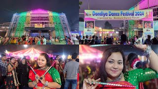 ata 2nd years dandiya festival  ai year ami participate korachelam bankura dandiya festival 2024❤ [upl. by Lashondra561]