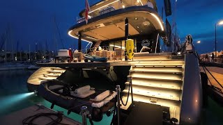 Sunreef 80 ECO Catamaran 2023  A Walkthrough At Nighttime [upl. by Quennie]