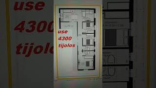 casa em L 3quartos use 4300 blocos design projetos [upl. by Verena]