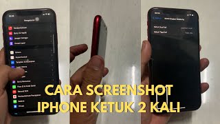 CARA SCREENSHOT IPHONE KETUK 2 KALI GAMPANG [upl. by Hanselka]