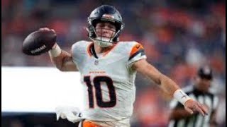 Bo Nix 1st Career Interception  Broncos vs Seahawks  September 8 2024 [upl. by Acenes]