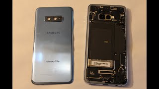 Samsung Galaxy S10  S10 plus  S10E How to remove and replace back glass [upl. by Frissell888]