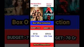 Stree 2 VS Khel Khel Mein Movie CompetitionBox office Collectionshortsfilmyindia [upl. by Akinaj371]