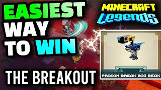 EASIEST WAY To Beat The Breakout  Minecraft Legends [upl. by Ymor]