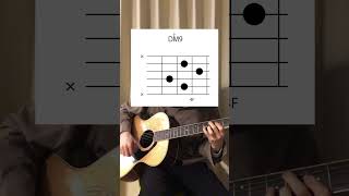 Beautiful chords 40 short acousticguitar guitar CM7❌→D♭maj7⭕G♭713❌→A♭713⭕ [upl. by Delos]