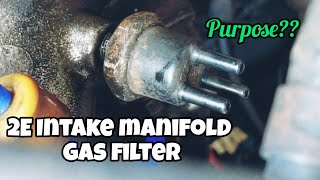 Gas Filter ng Intake Manifold Mahina ang Vacuum  Corolla 2E [upl. by Mariellen569]