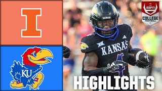 Illinois Fighting Illini vs Kansas Jayhawks  Full Game Highlights [upl. by Aela]