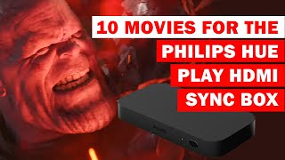 10 Movies You Should Watch On The Philips Hue Play HDMI Sync Box [upl. by Joanne]