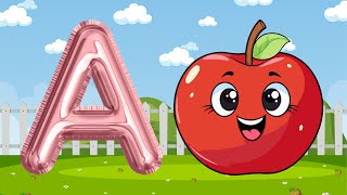 A Apple Song  Inspired By ABC song Gracies Corner  Nursery Rhymes  Kids Songs 77 [upl. by Ecikram]