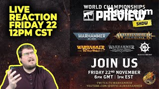 NEW OLD WORLD REVEALS Games Workshop Reveal Show Livestream [upl. by Rozella268]