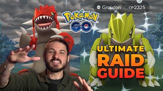 Ultimate Groudon Raid Guide for Pokémon GO [upl. by Rolyks]