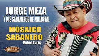 Jorge Meza y Los Sabaneros de Majagual  Mosaico Sabanero Video Lyrics  Café Records [upl. by Poland234]