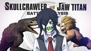 Toby reacts to Skullcrawler vs Jaw Titan  Battle FACEOFF Analysis by Goji Center [upl. by Anirok634]