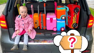 Five Kids A lot of suitcases Song Childrens Songs [upl. by Enneirdna]