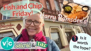 🍟 Fish and Chip Friday 🍟 Harry Ramsdens 🐟 Blackpool Prom ❓ Worth the Hype [upl. by Anelra601]