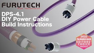 Furutech DPS41 DIY power cord build instructions [upl. by Monjan446]