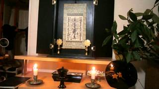 Typical Solo Evening Gongyo at Home Buddhism Soka Gakkai [upl. by Kenay]