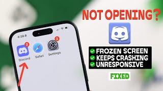 Discord App Not Working on iPhone  Fixed CrashingNot Opening issue [upl. by Reinhold]