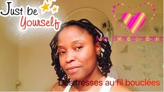 Tuto Tresses au fil Bouclées sur cheveux crépus [upl. by Singhal]