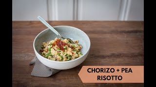 Chorizo and Pea Risotto [upl. by Ytteb]