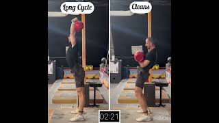 Kettlebell Sport workout of the day LONG CYCLE amp CLEANS with 2 x 32kg by Denis Vasilev [upl. by Rivera696]