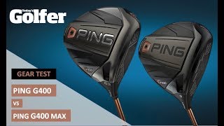 Ping G400 Driver vs Ping G400 Max Driver [upl. by Ramunni]