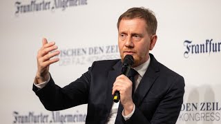 Kretschmer auf FAZKongress Niemals mit der AfD – aber lieber ohne „Brandmauer“ [upl. by Anelas]